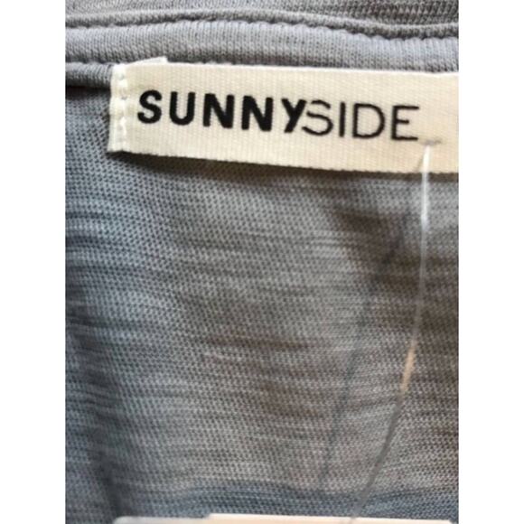 Sundry Graphic Tank Top Locals Only Racerback Gray Womens sz Sm Scoopneck - Picture 6 of 6